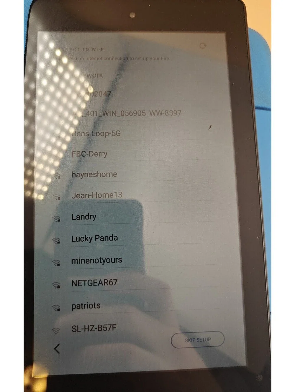 Amazon Fire 7 Kids Edition 9th Gen M8S26G 16GB Wi-Fi Blue Case Tested Works
